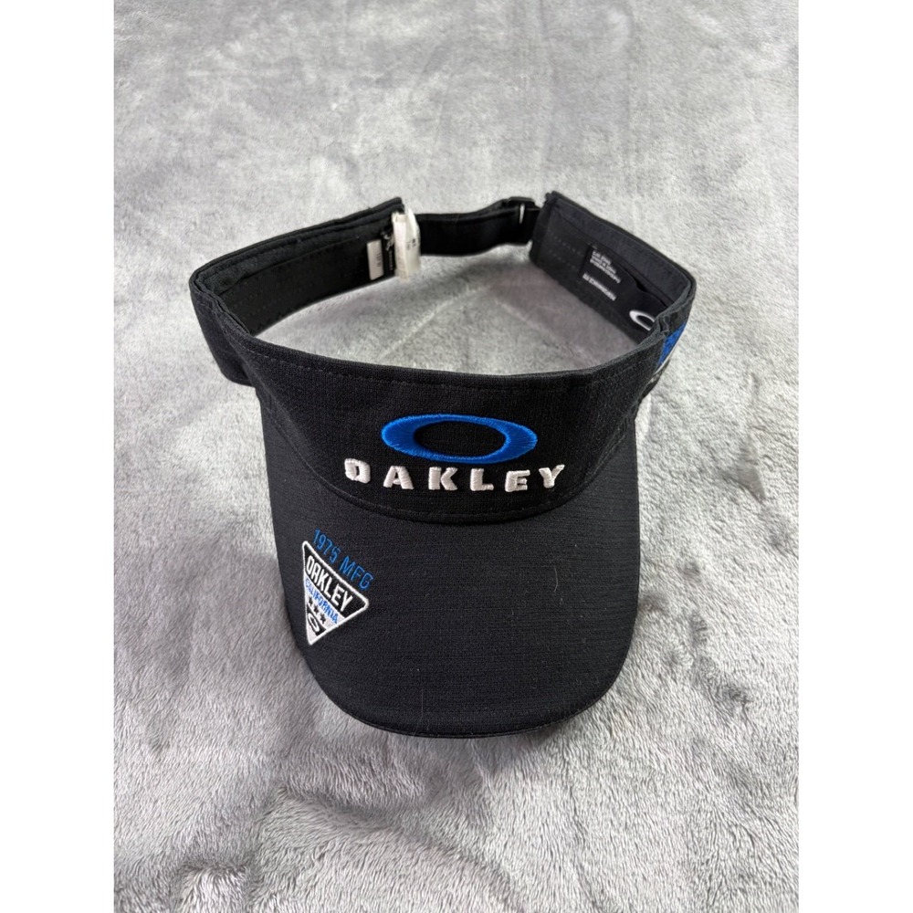 Oakley 1975 Mfg California Golf Visor Hat Performance Fit Mens OS Black Modern